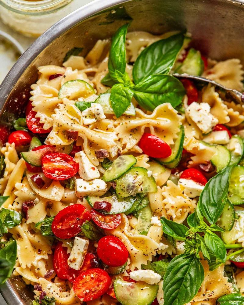 Pasta Salad (No Mayo)