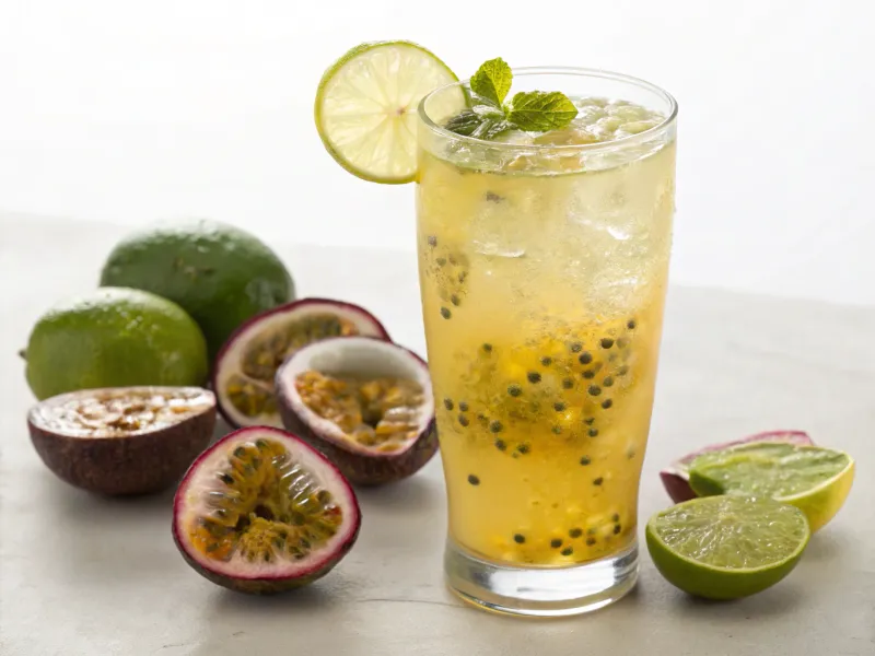 Passion Fruit Lime Soda