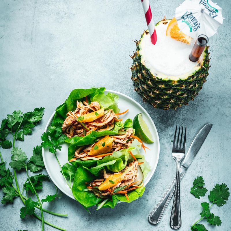 Chicken Salad Lettuce Wraps