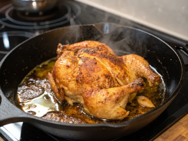 Cook Chicken in a Cast Iron Skillet