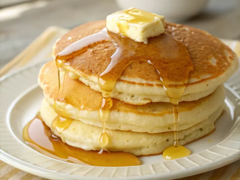 Fluffy Pancakes with Eggs