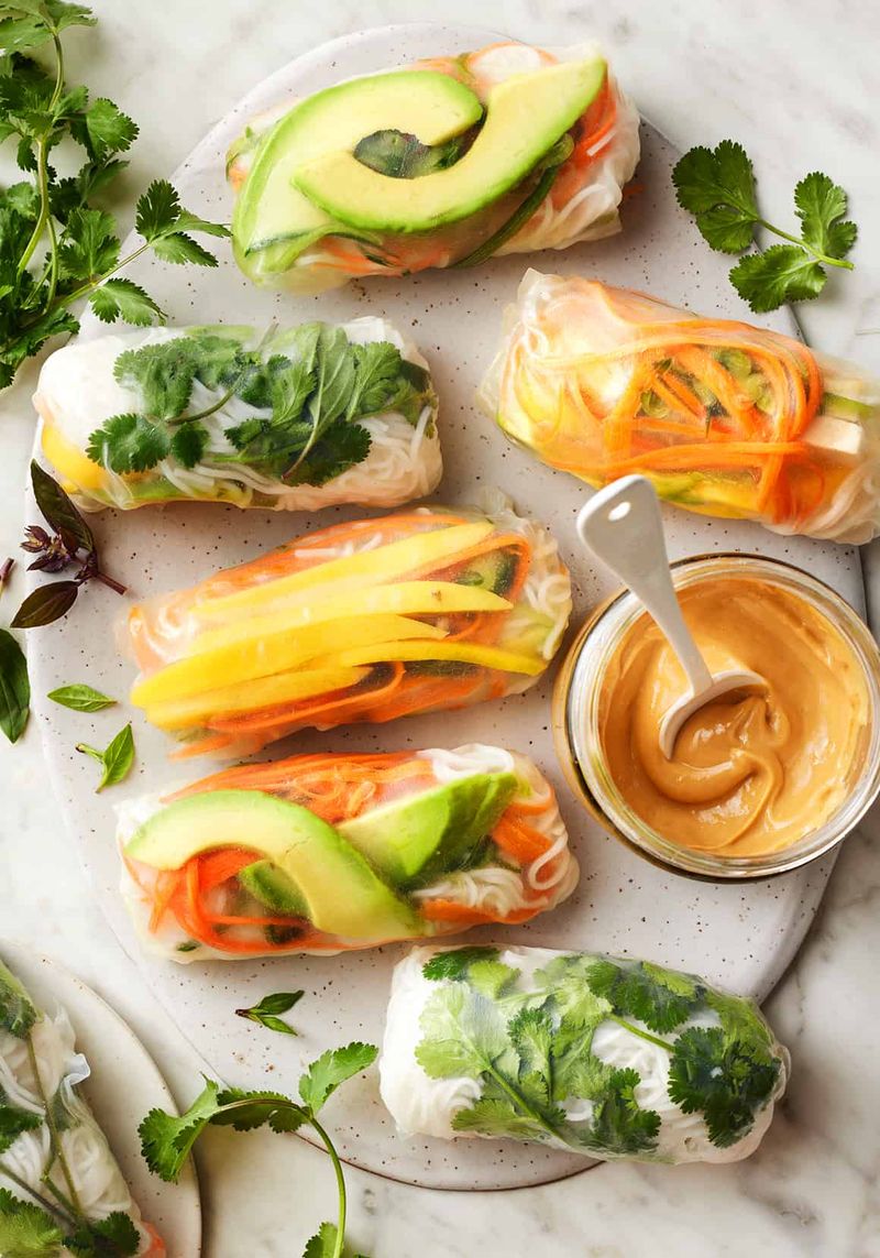 Rice Paper Veggie Rolls
