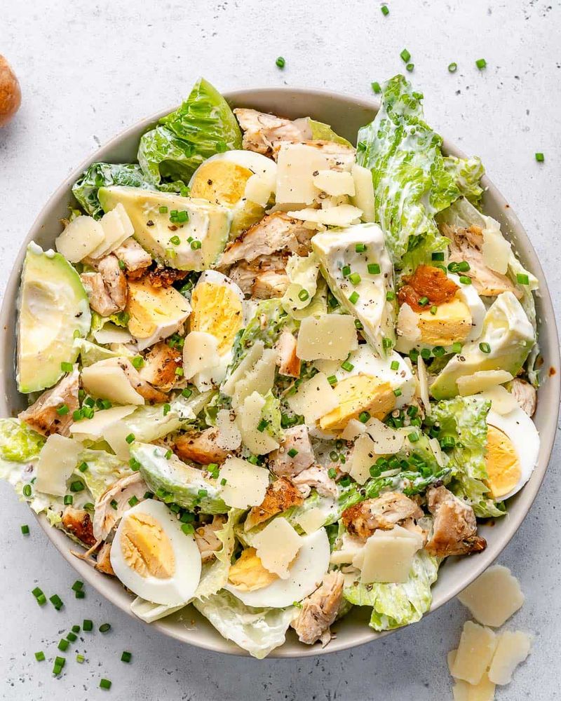 Chicken Caesar Salad (No Croutons)