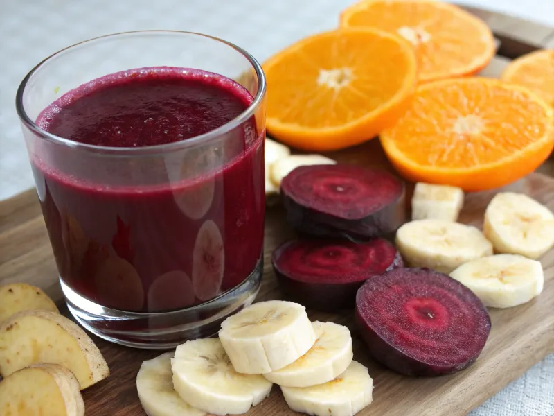 Beetroot Banana Orange Blend