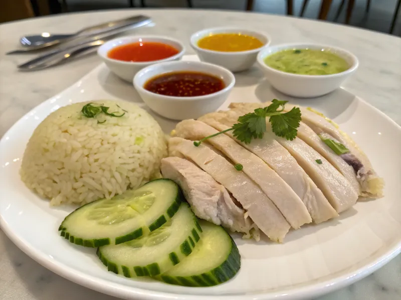 Hainanese Chicken Rice from Singapore