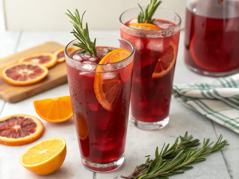 Iced Hibiscus Tea
