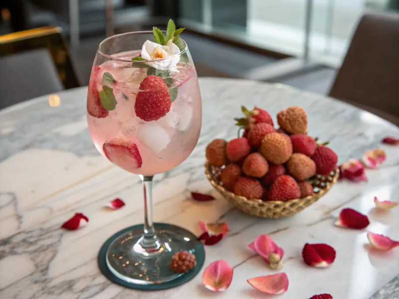 Lychee Rose Water Refresher