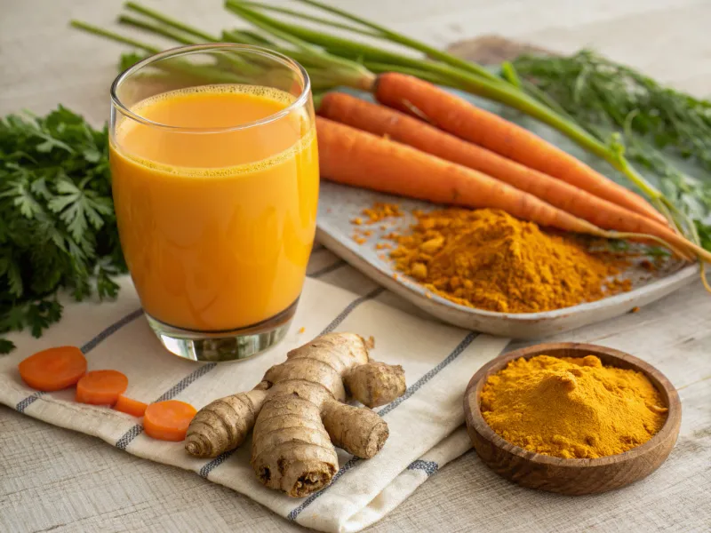 Carrot Ginger Turmeric Blend
