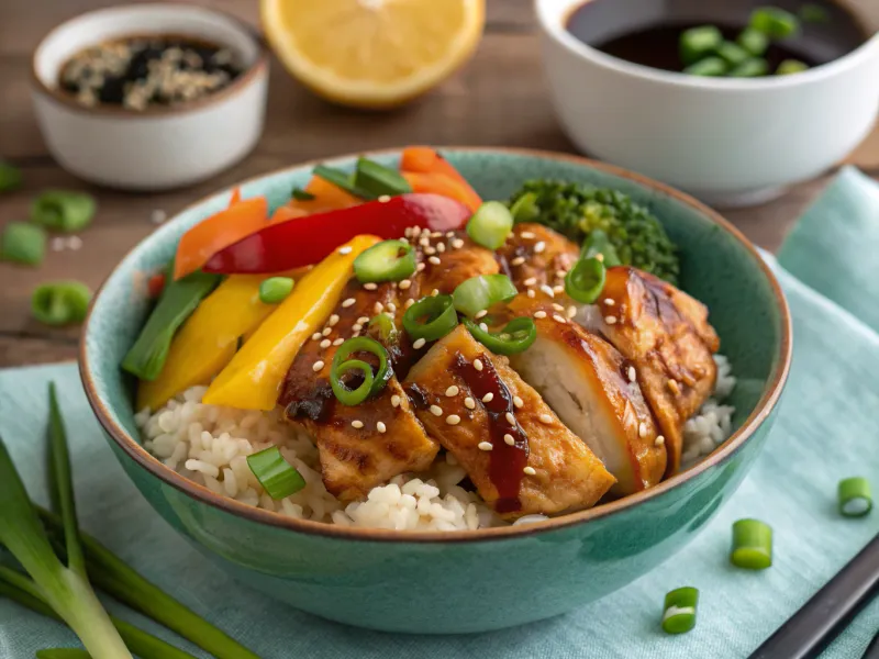 Chicken Teriyaki Rice Bowls