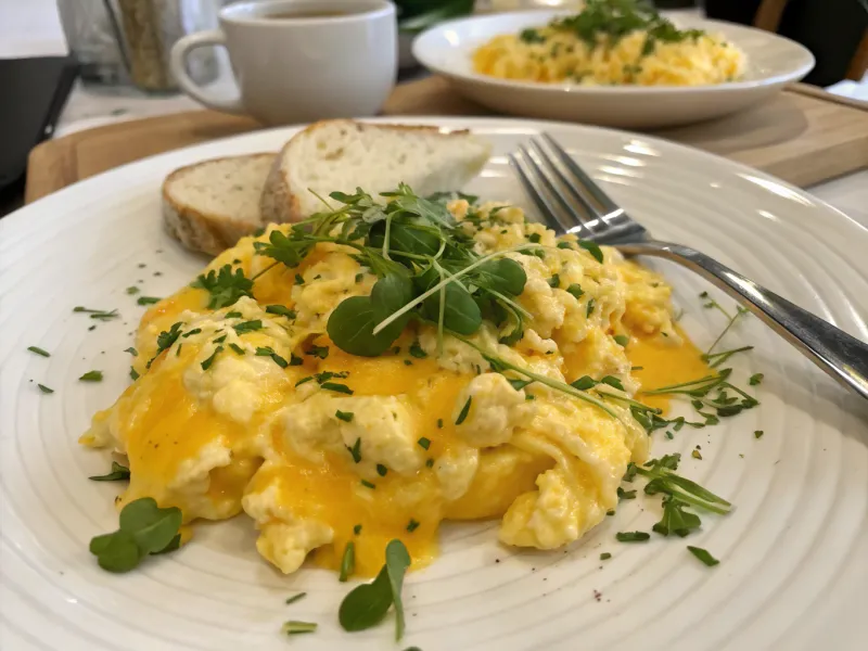 Classic Scrambled Eggs with Cheese