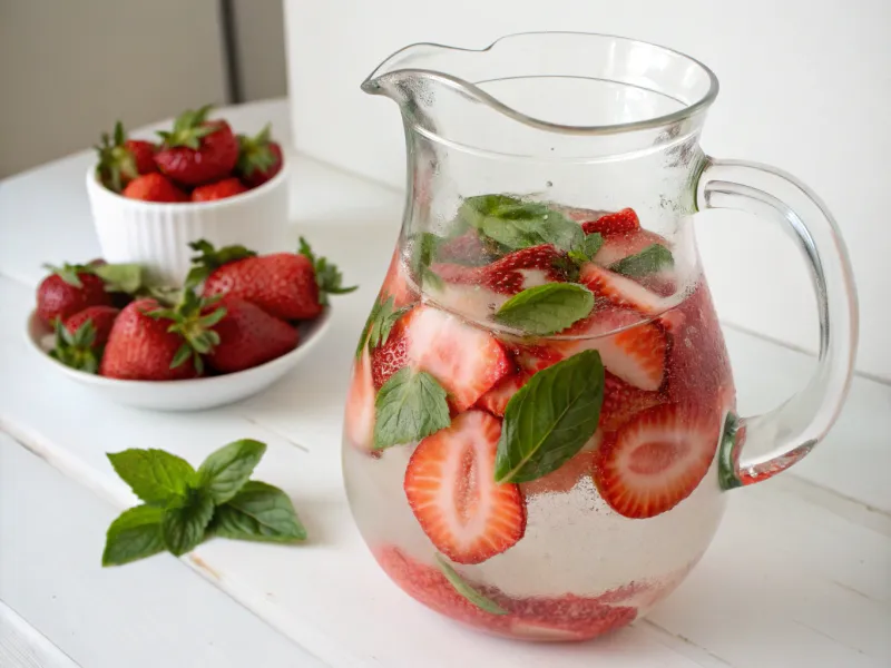 Strawberry Basil Water