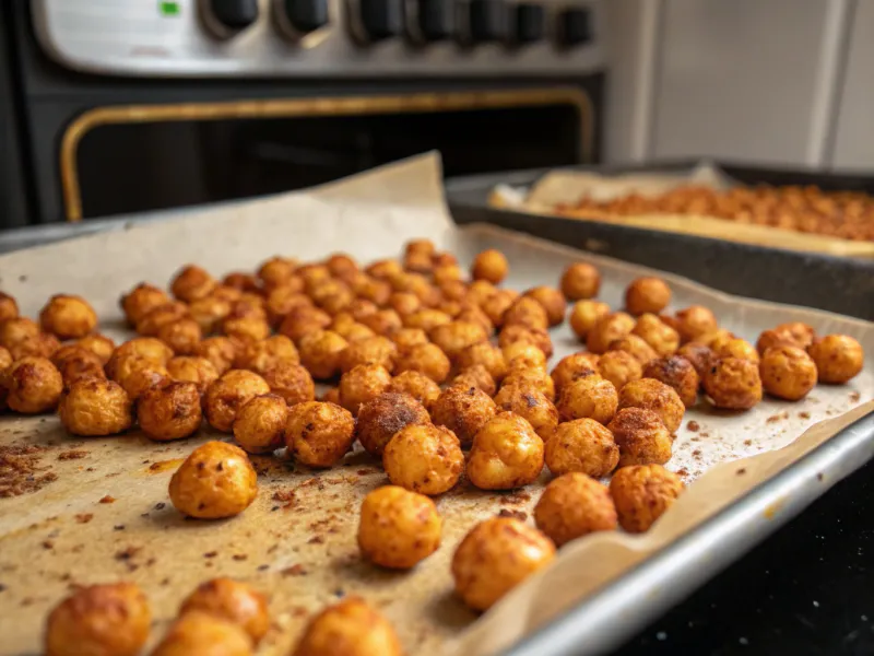 Spiced Chickpea Roasted Snacks