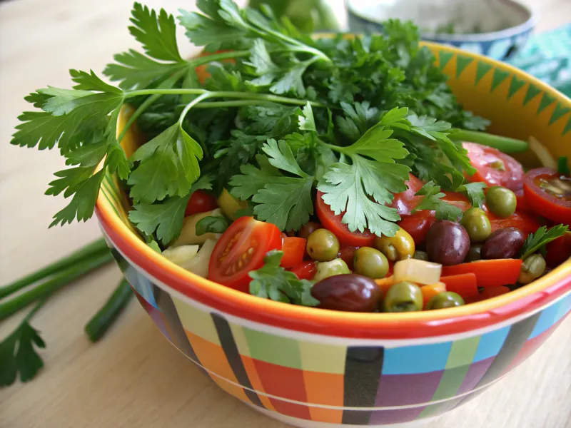 Mix Canned and Fresh Ingredients Together