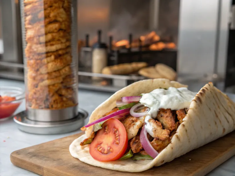 Chicken Gyros from Greece