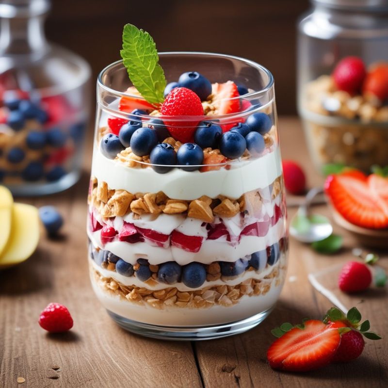 Greek Yogurt Parfait Layers