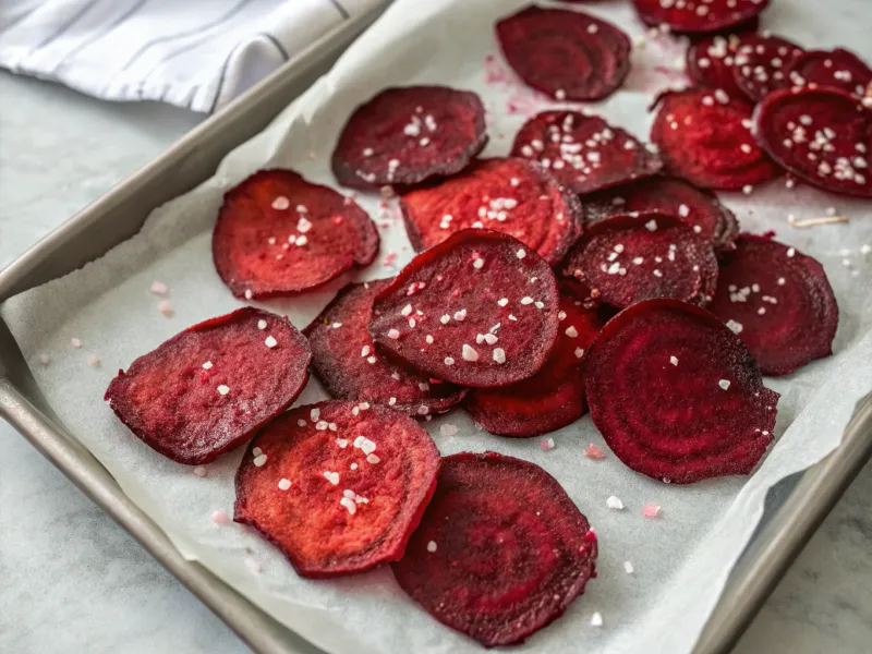 Beet Chips with Sea Salt