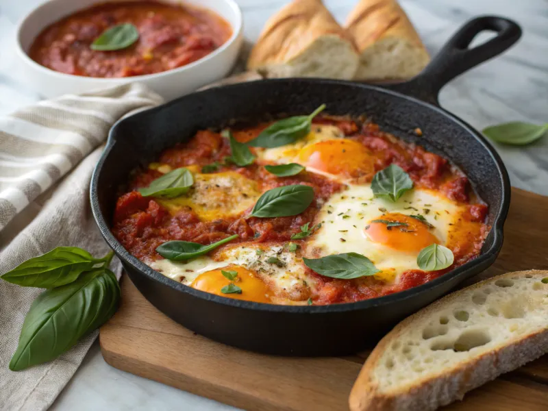 Baked Eggs in Tomato Sauce