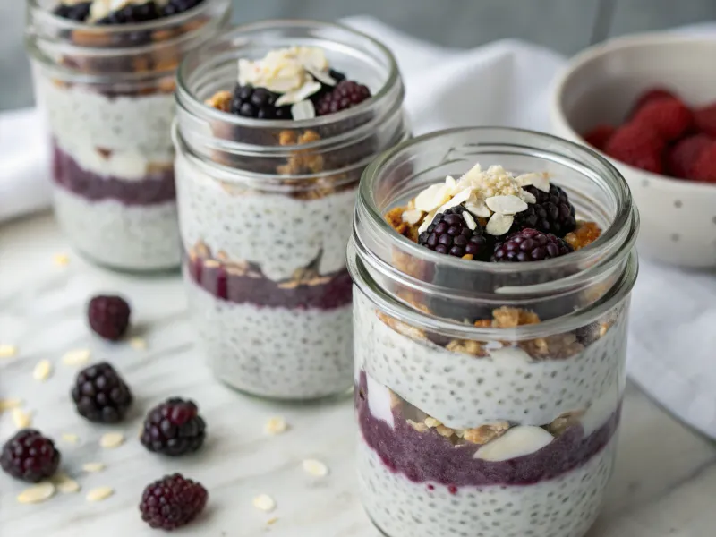 Blackberry Chia Seed Pudding