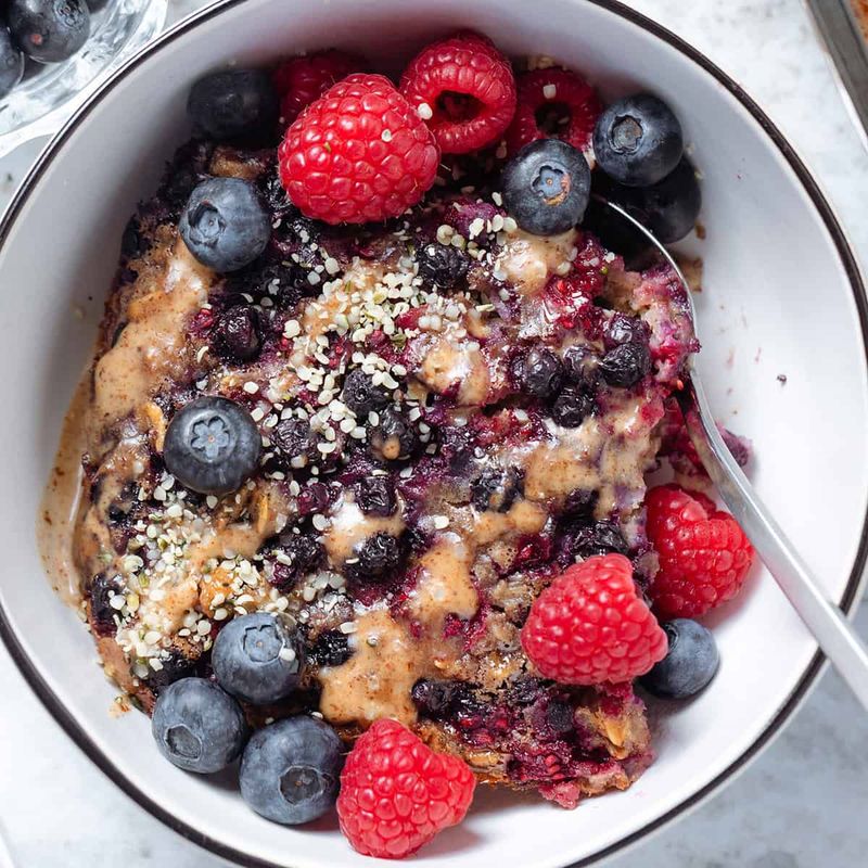 Warm Oatmeal Berry Comfort