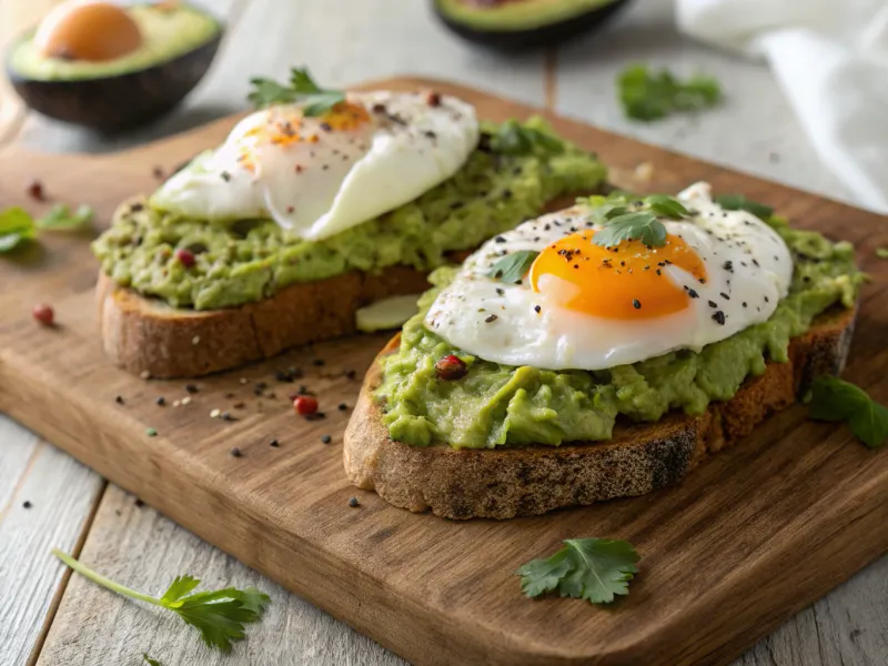 Poached Eggs on Avocado Toast