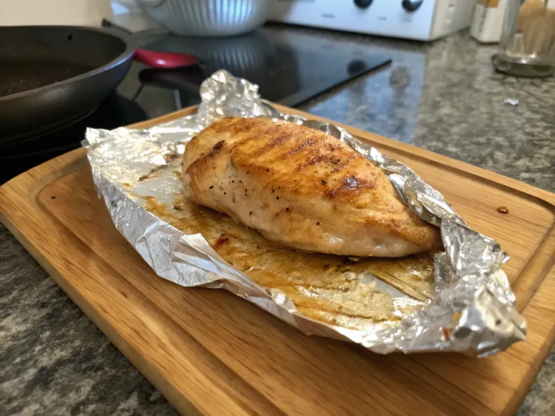 Let Chicken Rest After Cooking