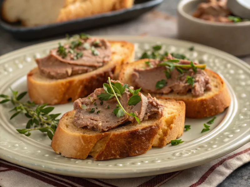 Chicken Liver Pate Toast
