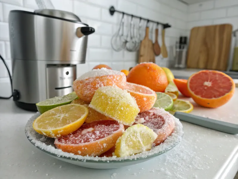 Freeze Your Citrus Fruits Before Juicing