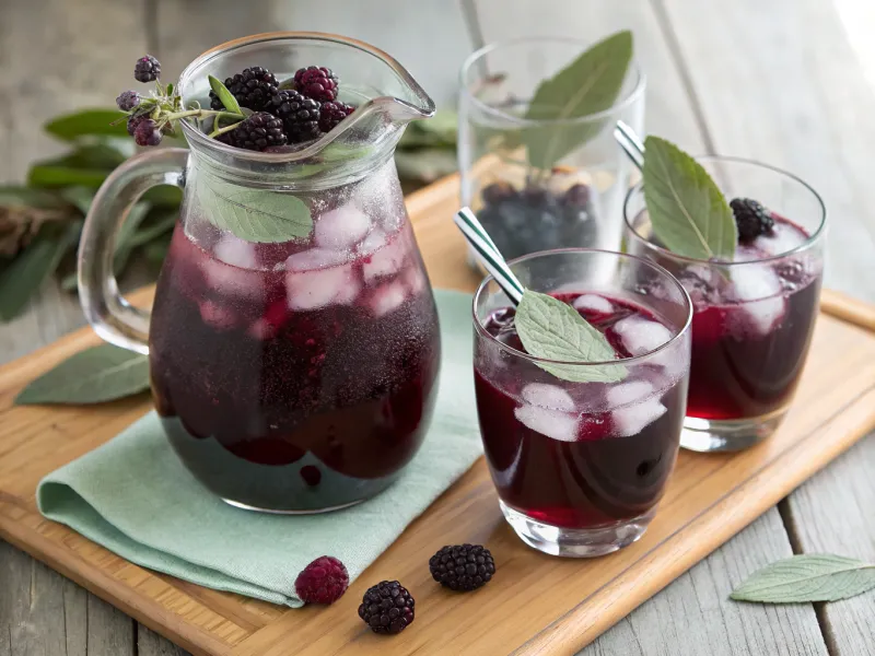 Blackberry Sage Lemonade