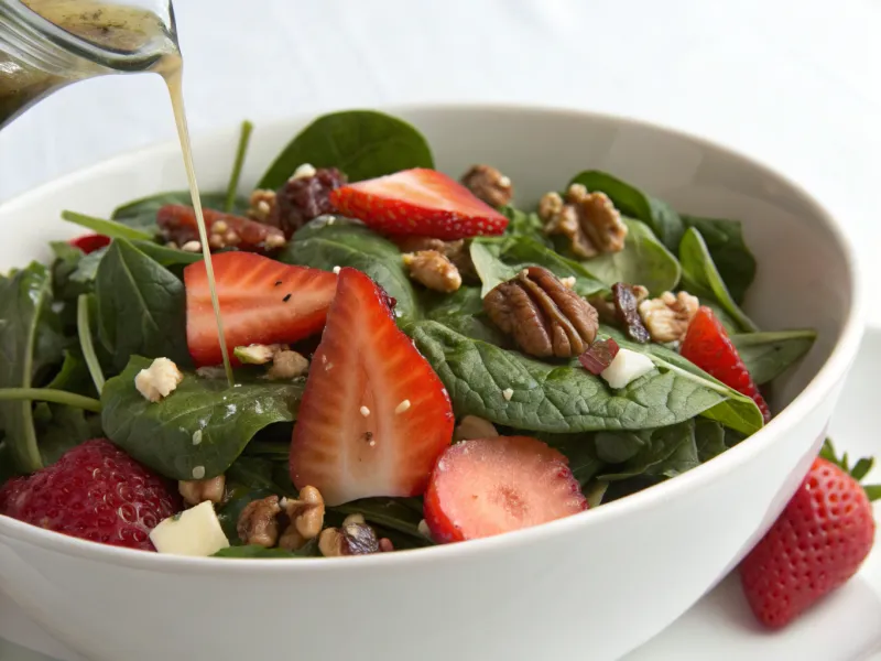 Strawberry Spinach Salad