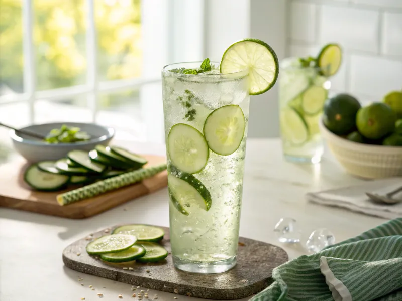 Cucumber Lime Fizz