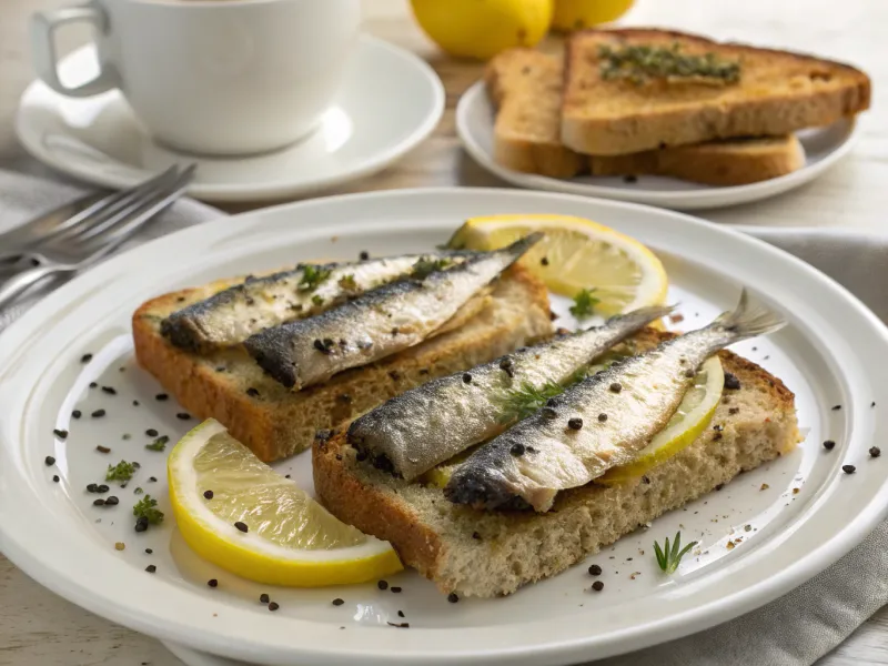 Sardines on Toast (British Seaside Classic)