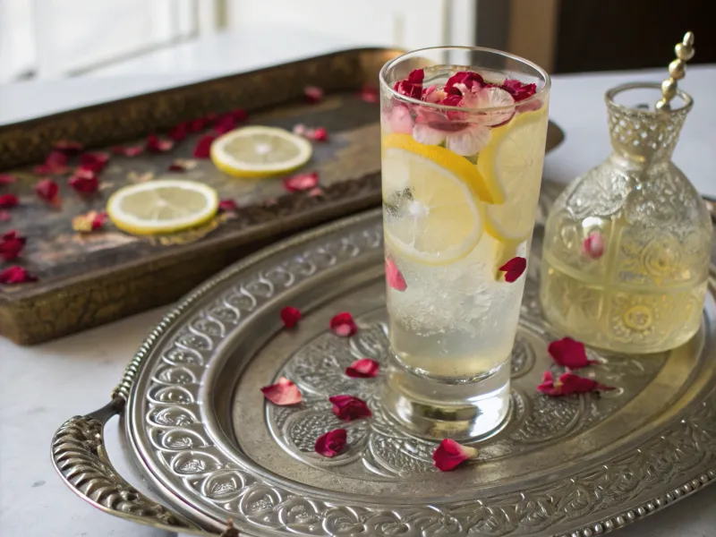 Middle Eastern Orange Blossom Lemonade