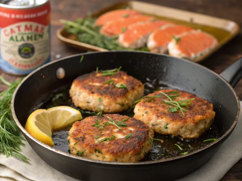 Salmon Patties with Herbs