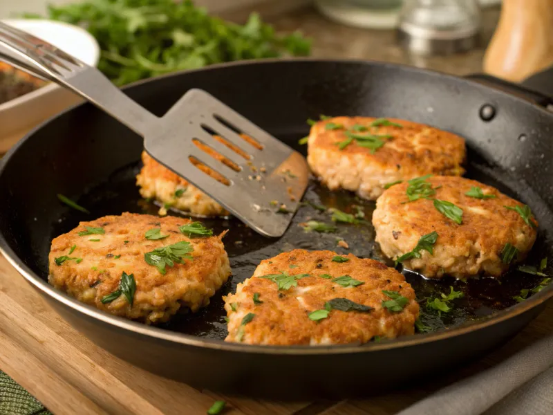 Salmon Patties with Herbs