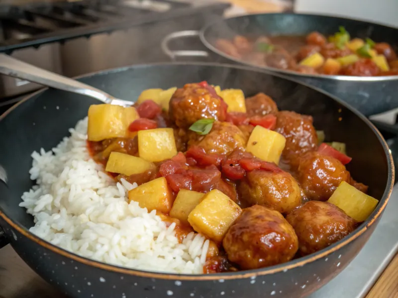 Sweet and Sour Meatballs
