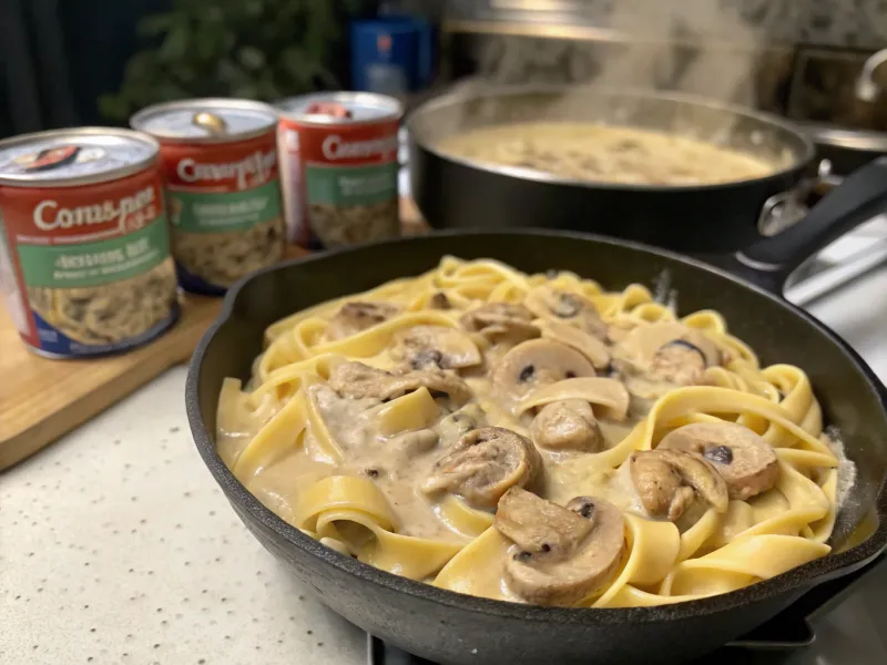 Mushroom Stroganoff Skillet