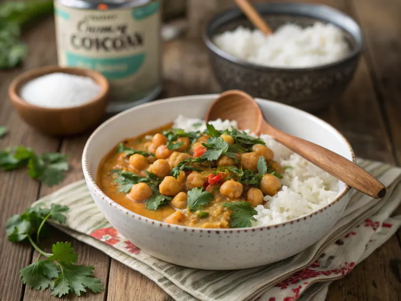Coconut Curry Chickpea Stew