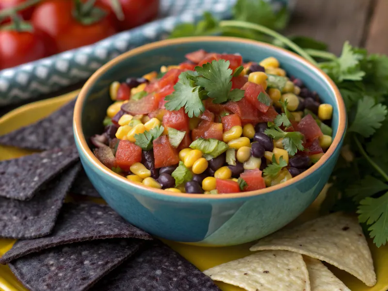 Corn and Black Bean Salsa Bowl